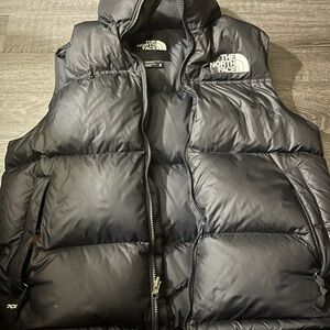 The North Face Charcoal Puffer Vest